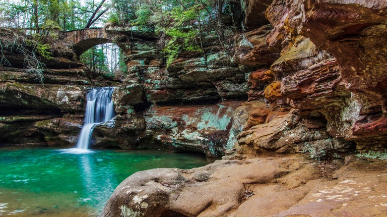 Upper Falls in Hocking Hills State Park