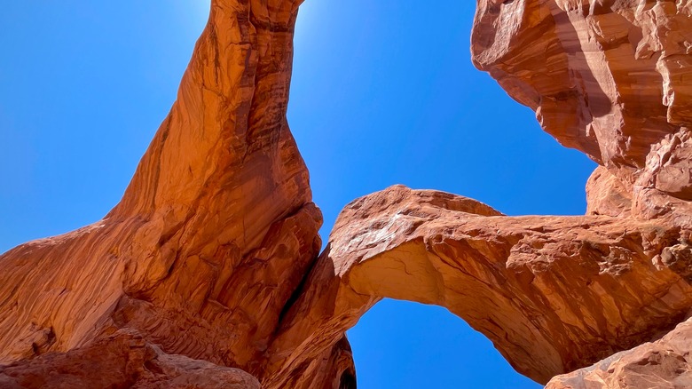 Rock formation in Arches National Park