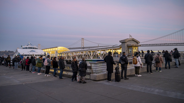 line for Vallejo Ferry