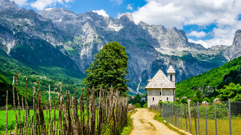 Albanian Alps in Teth National Park