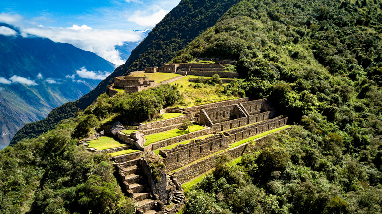 The ruins of Choquequirao