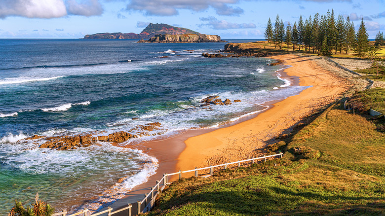 south coast of Norfolk Island