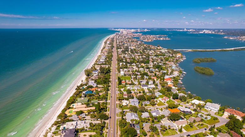 Indian Rocks Beach aerial view