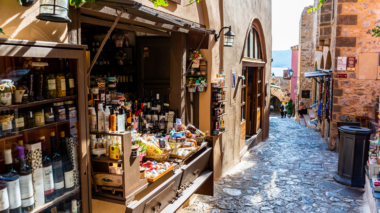 Shops in Monemvasia