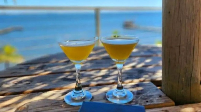 Cocktails at Lazy Turtle Riverfront, Florida