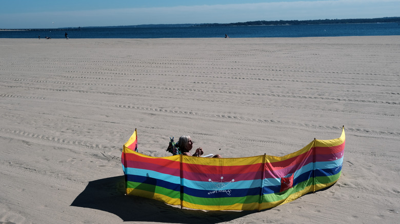 Sunbathers Orchard Beach the Bronx