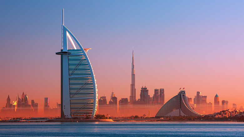 Burj Khalifa at sunset