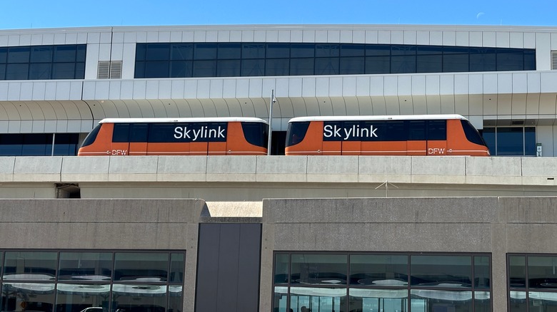 Dallas Airport Skylink trains