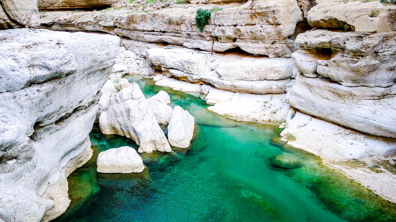 Natural beauty of Wadi Shab