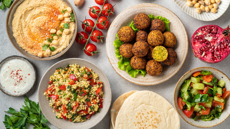 Spread of Israeli food