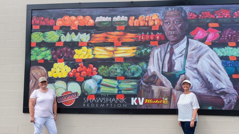 Shawshank Trail Mansfield grocery Mural