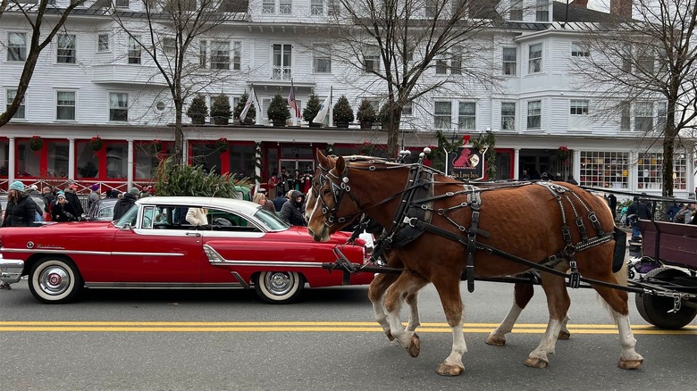 Stockbridge Main Street at Christmas