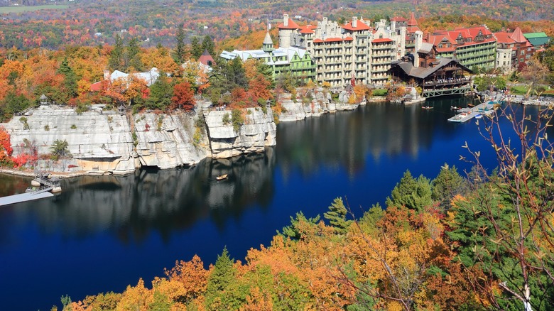 Mohonk Mountain Resort in fall