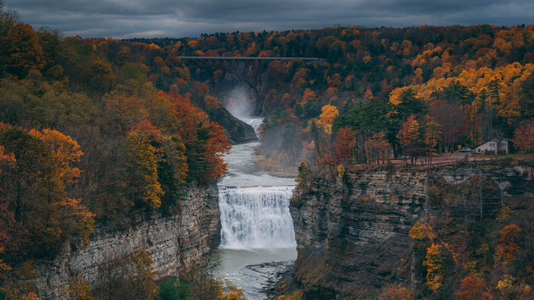 view in letchworth state park