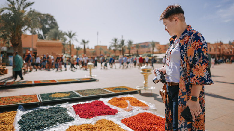 Tourist in Marrakesh