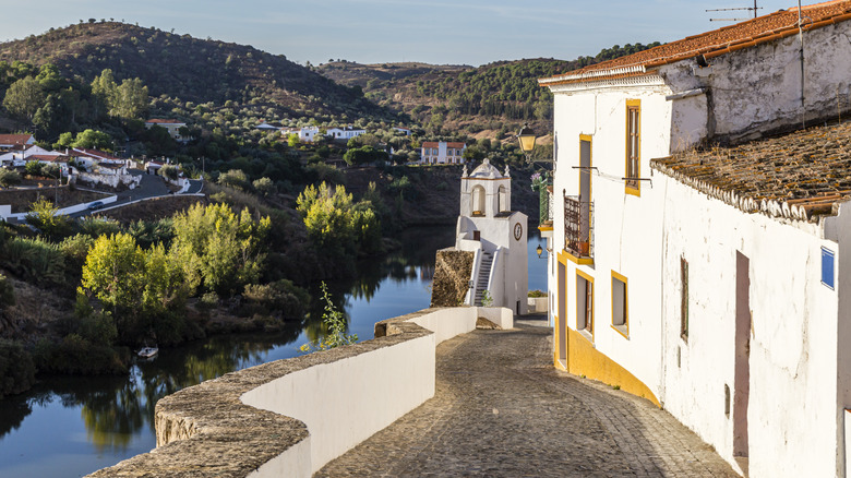 street in Mértola, Portugal