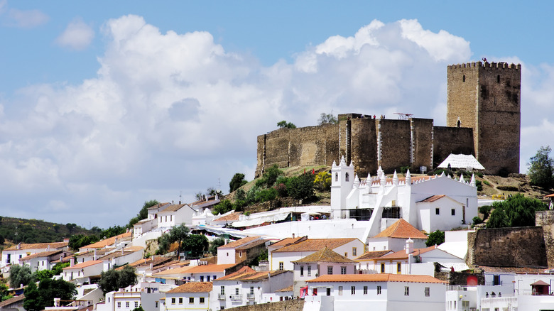 Mértola Castle and surrounding buildings