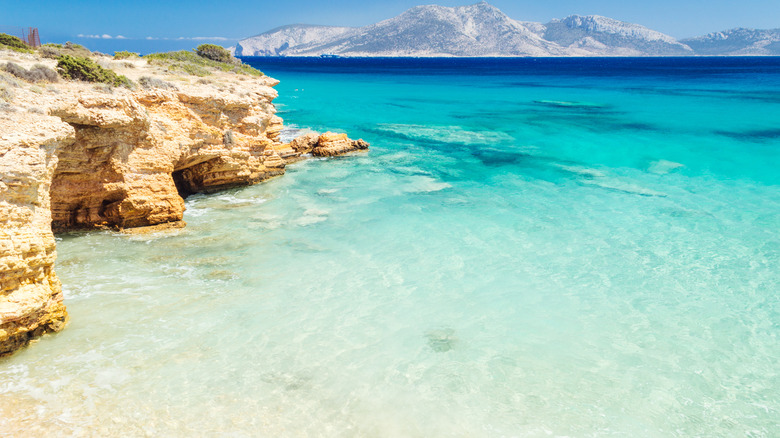 crystal-clear waters of Koufonisia beach