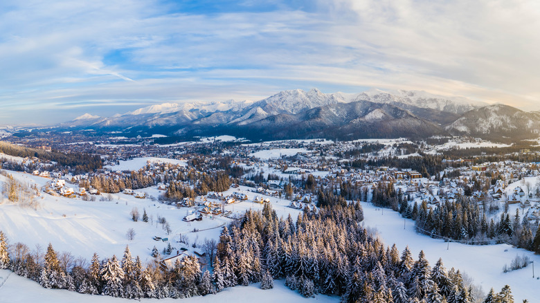 winter landscape Tatra mountains
