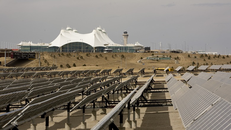 solar panel arrays denver airport