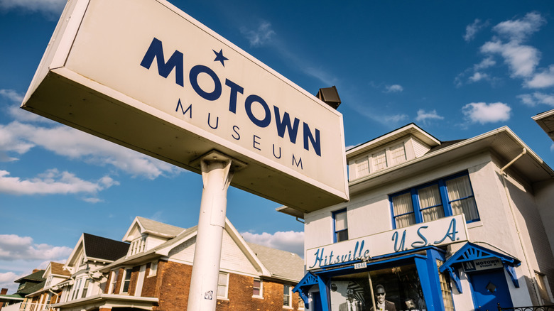 Motown Museum sign, Detroit