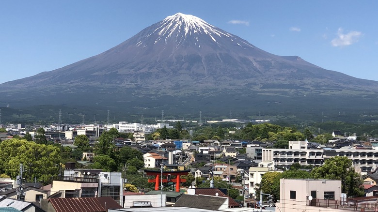 Mount Fuji overlooking Shizuoka
