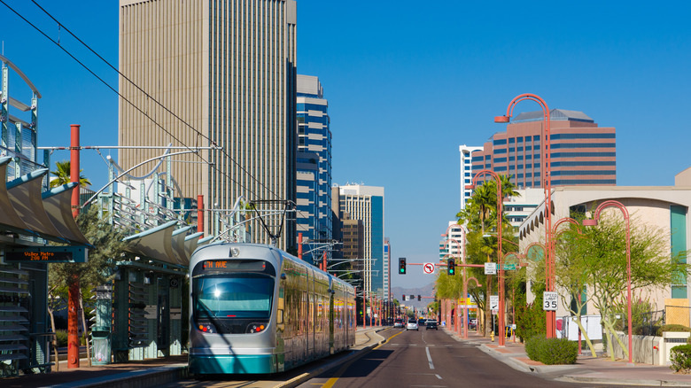 Arizona city with light rail