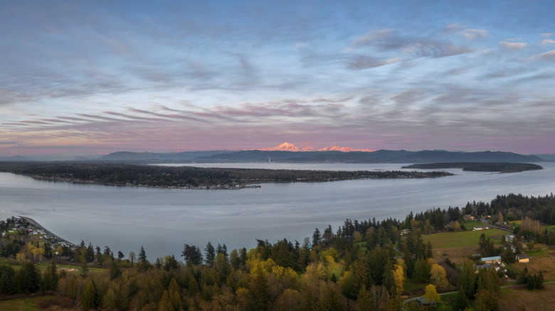 Sunset from Lummi Island