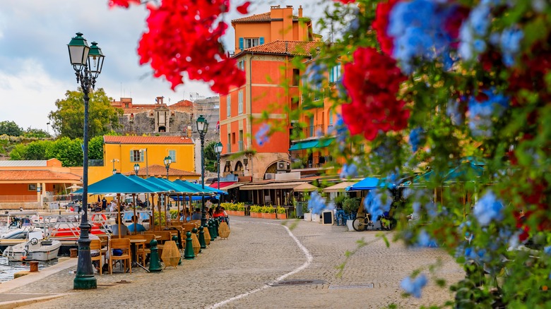 Old town streets of Villefranche-sur-Mer