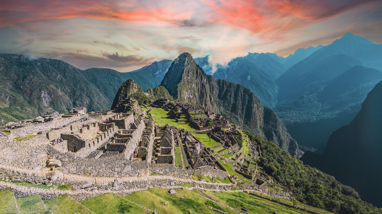 Machu Picchu at sunset