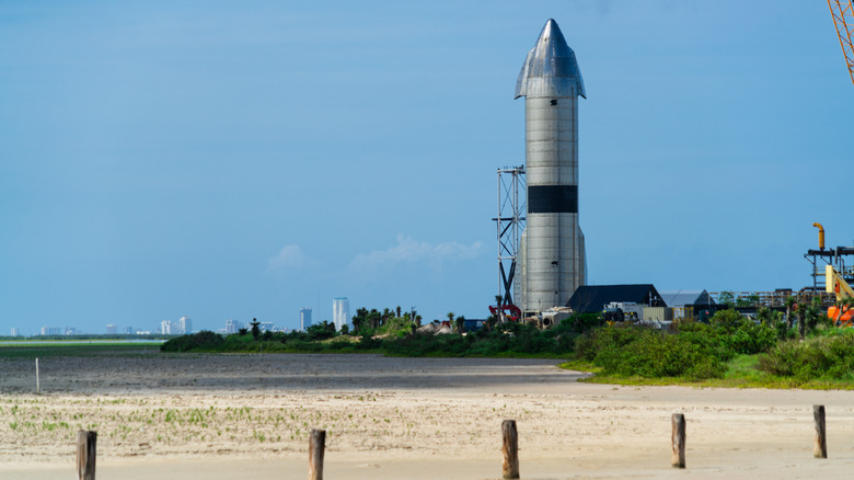 SpaceX rocket at Boca Chica