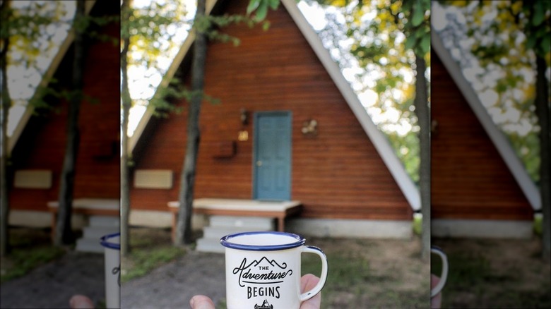 Serenity Springs cabin facade