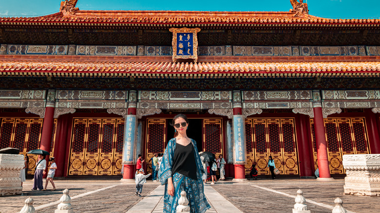Woman at Forbidden City