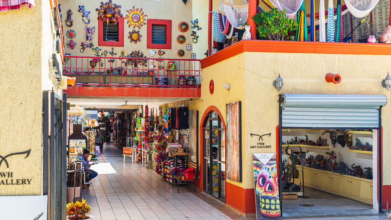 Colorful market in Todos Santos