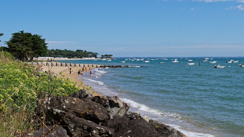 Beach in Noirmoutier, France