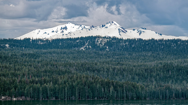 Oregon's Diamond Peak as seen from Crescent Lake