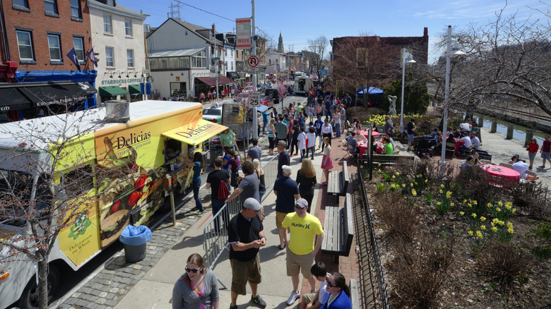 Food festival in Manayunk