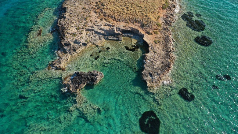 Pavlopetri ruins off Elafonissos, Greece