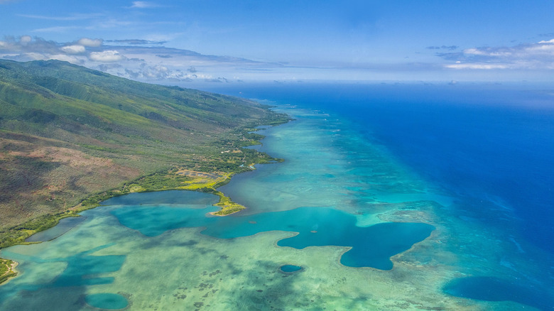 Molokai coastline, Hawaii