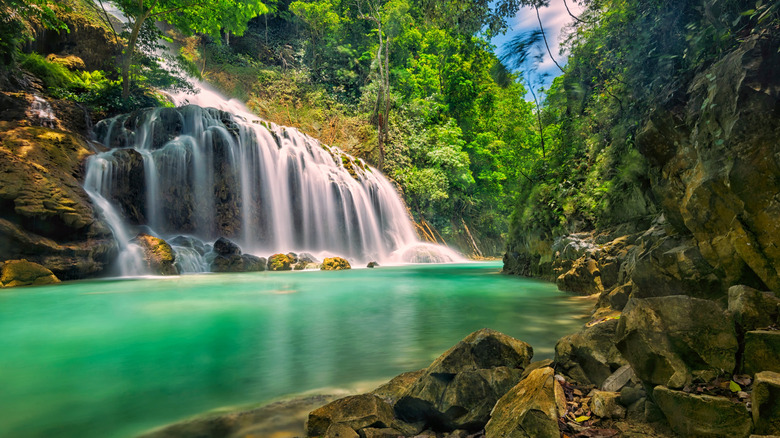Lapopu waterfall in Sumba, Indonesia