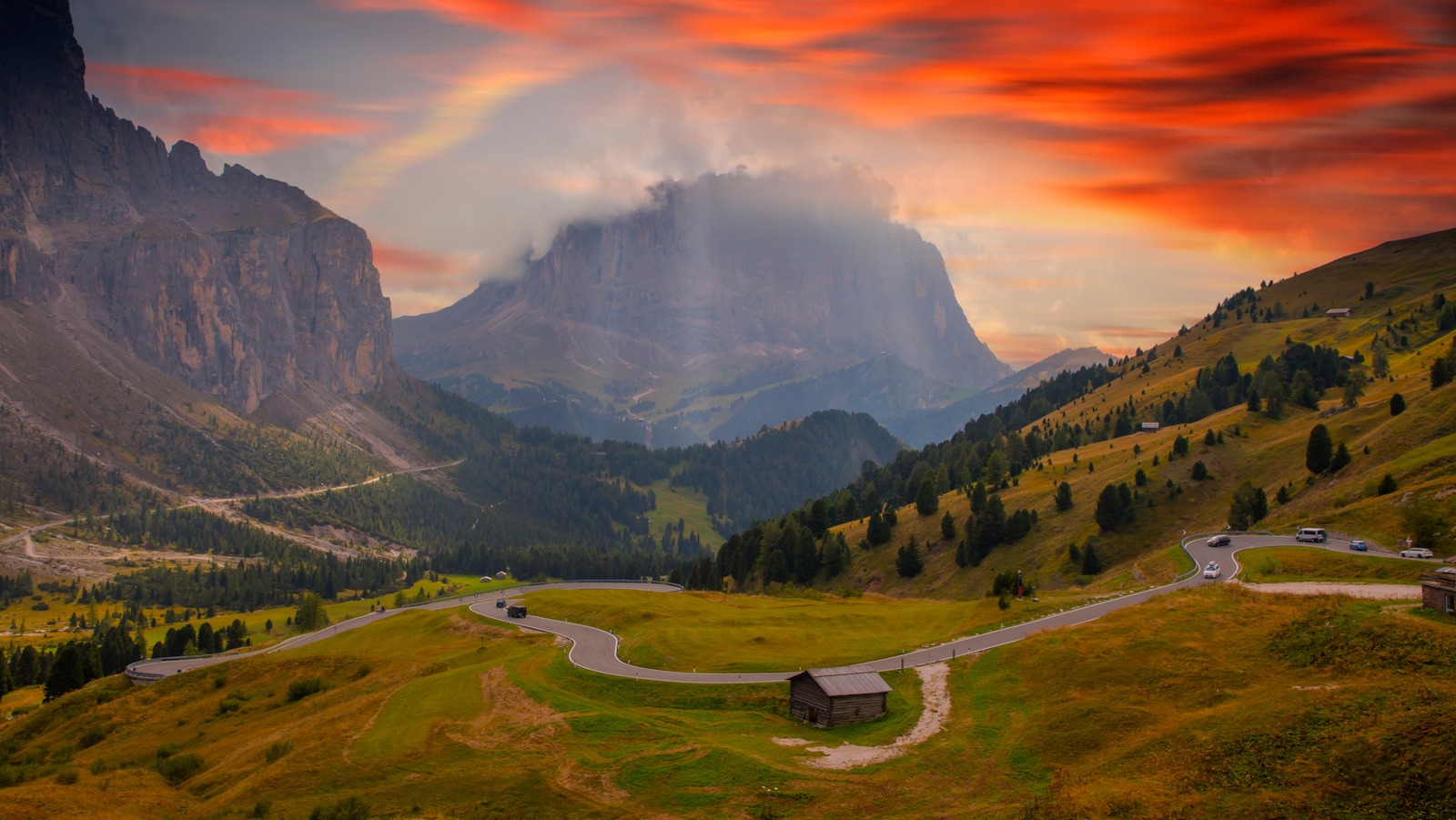 The Passo Gardena Mountain Pass Is One Of The Most Scenic Drives In Italy