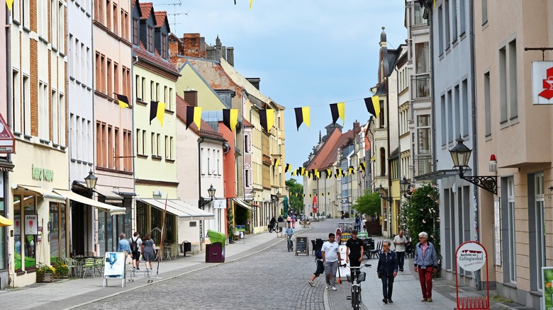 Historic center Wittenberg Germany