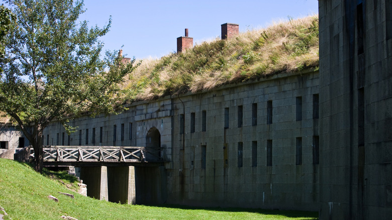 Fort Warren building Boston Harbor Islands