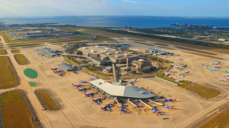Tampa International Airport from above