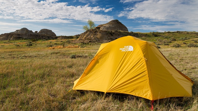 backcountry campsite North Dakota