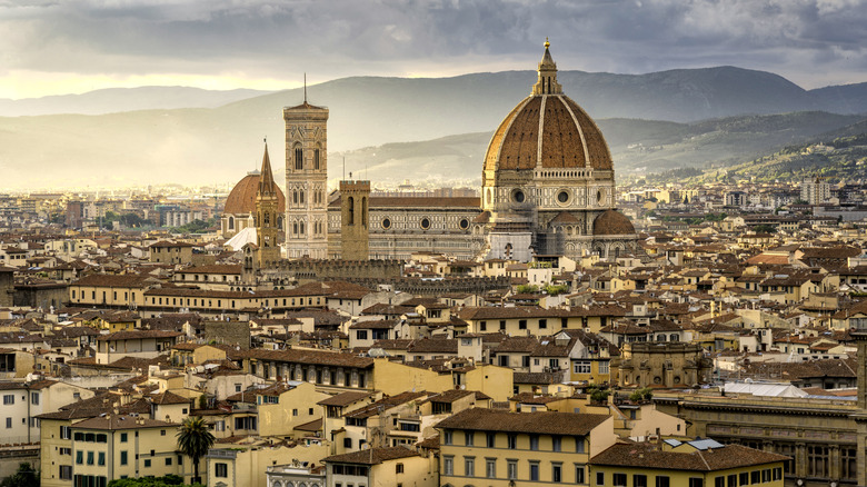 Florence's iconic city center, featuring the Duomo