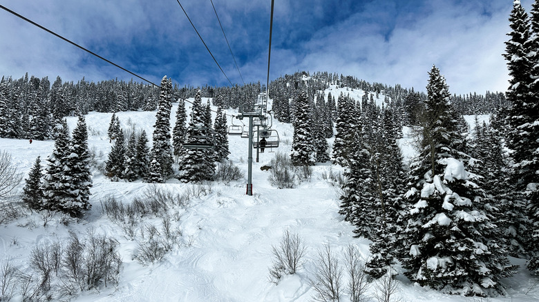 Ski lift in Jackson Hole