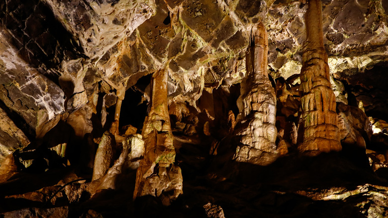 Minnetonka Cave Stalagmites Bear Lake