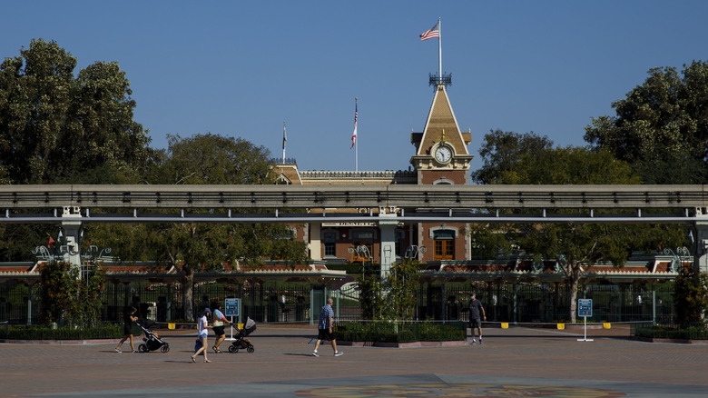Disneyland's front gates