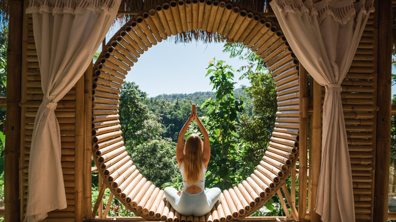 Yoga on vacation